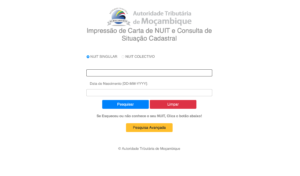 Sistema de Impressão de Carta de NUIT