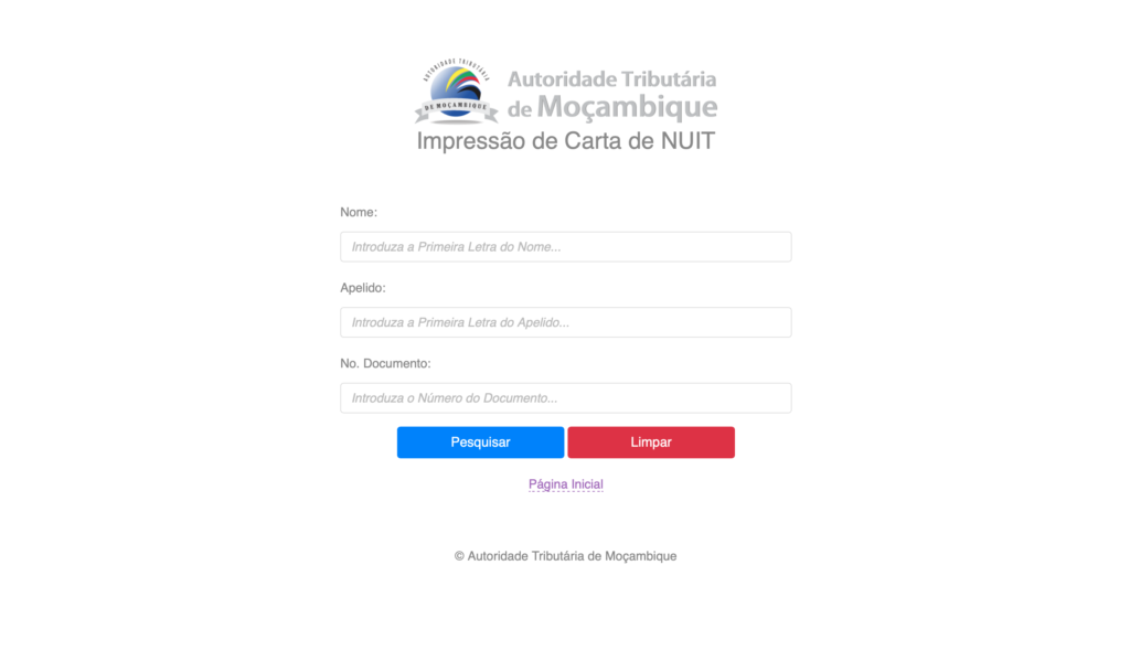 Sistema de Recuperação de NUIT 