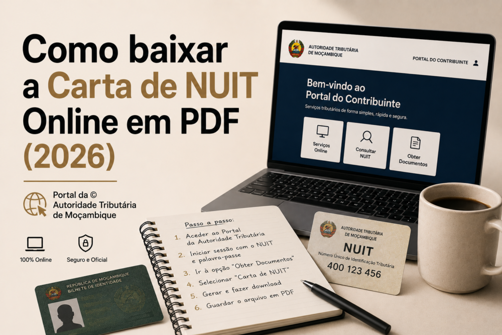 Como Baixar a Carta de NUIT Online em PDF (2026)
