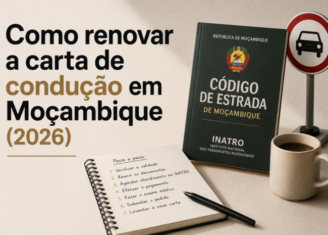 Como renovar a carta de condução em Moçambique