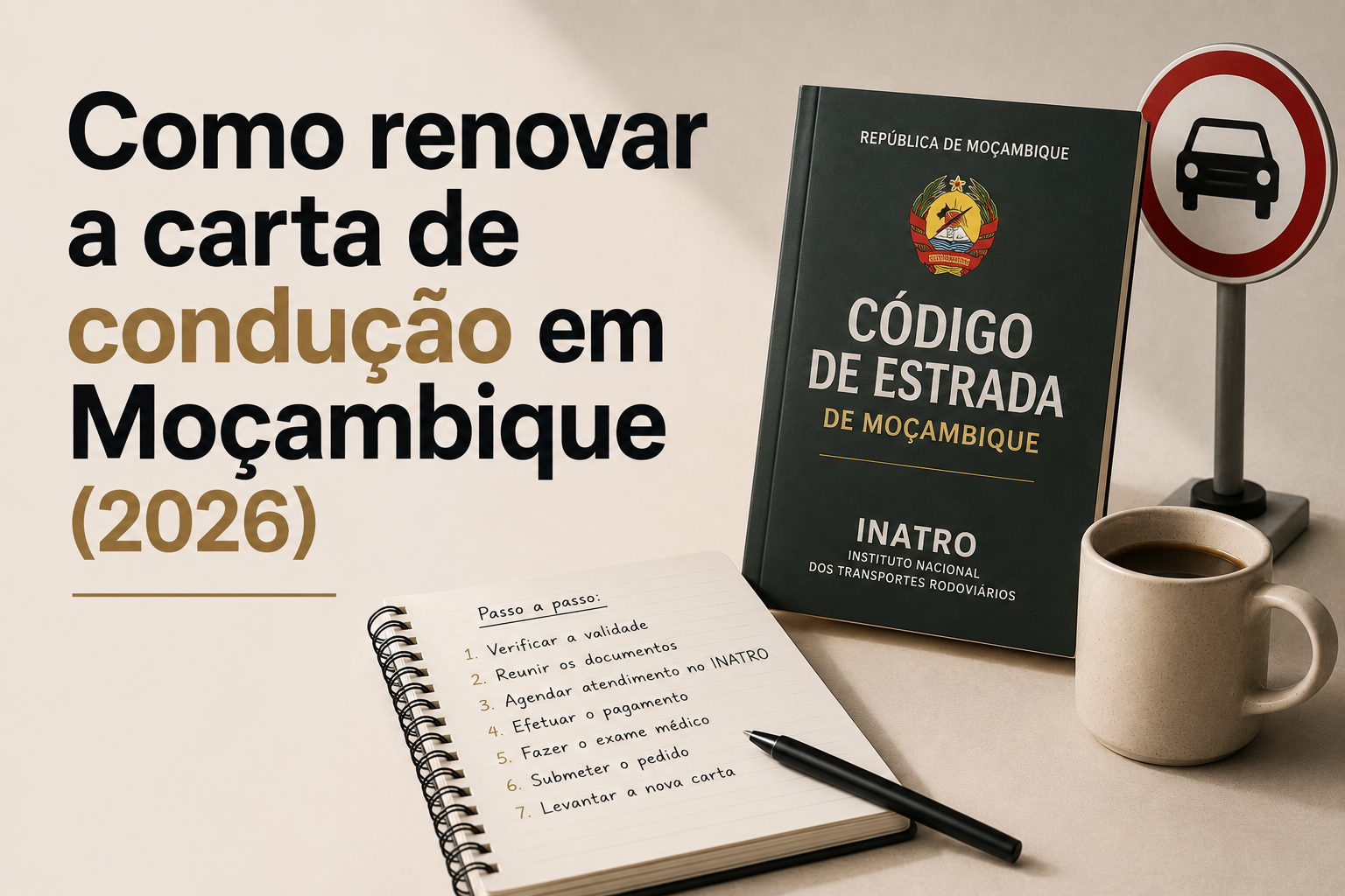 Como renovar a carta de condução em Moçambique