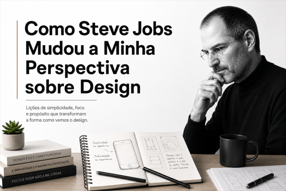Como Steve Jobs Mudou Minha Visão Sobre Design - ChatGPT