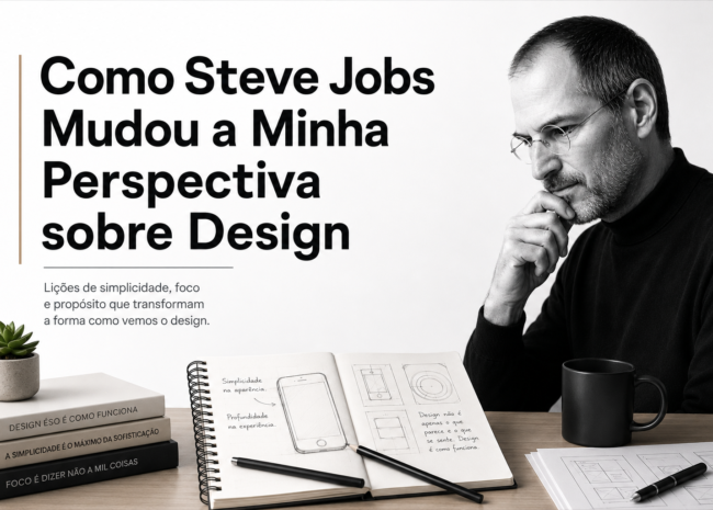 Como Steve Jobs Mudou Minha Visão Sobre Design - ChatGPT