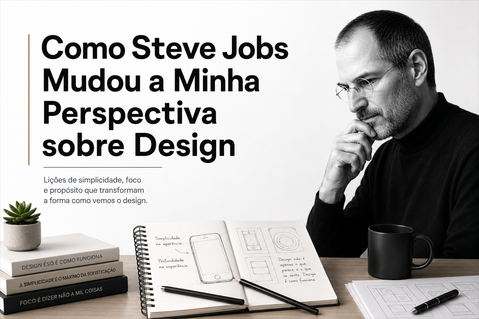 Como Steve Jobs Mudou Minha Visão Sobre Design - ChatGPT