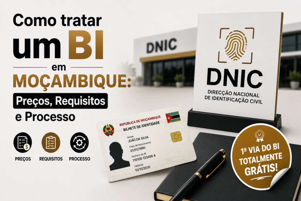 Como trata um BI em Moçambique: Preços, Requisitos e Processo