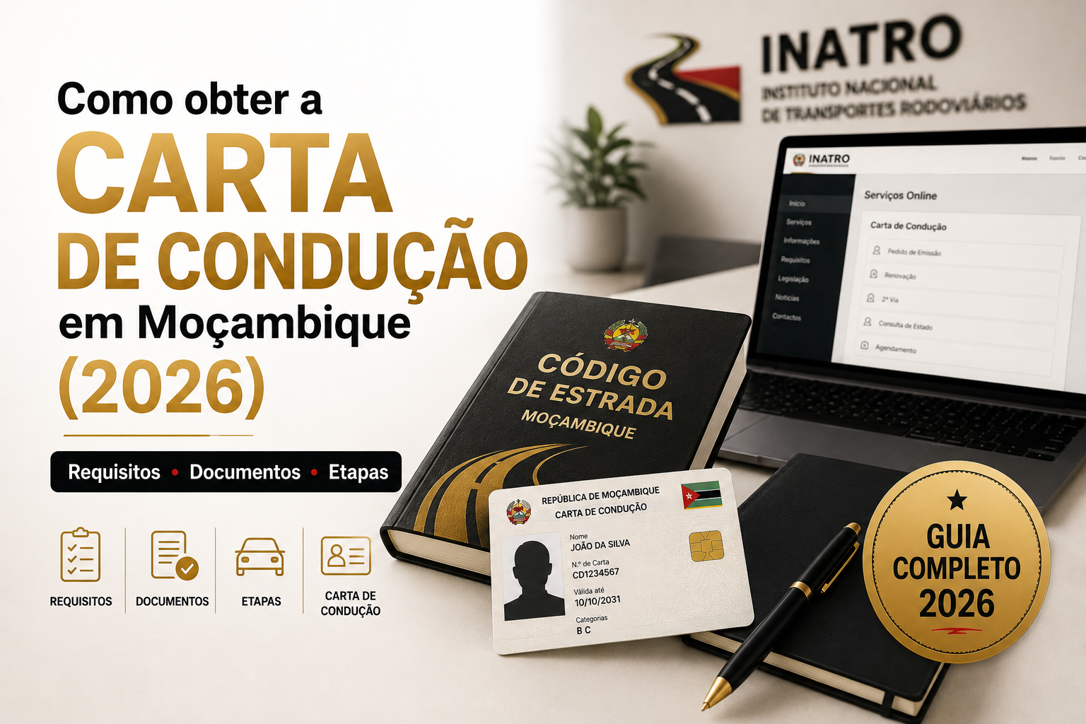 Como obter a Carta de Condução em Moçambique (2026)