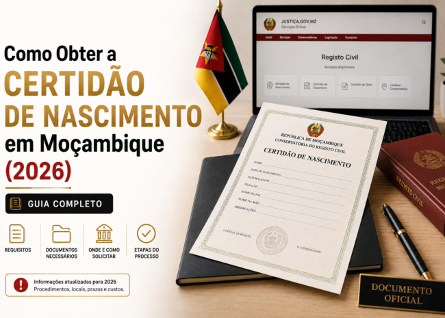Como Obter a Certidão de Nascimento em Moçambique (2026): Guia Completo