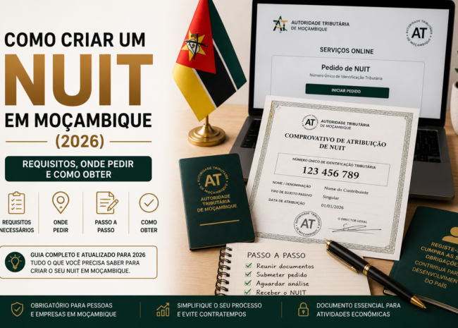 Como Criar um NUIT em Moçambique (2026)