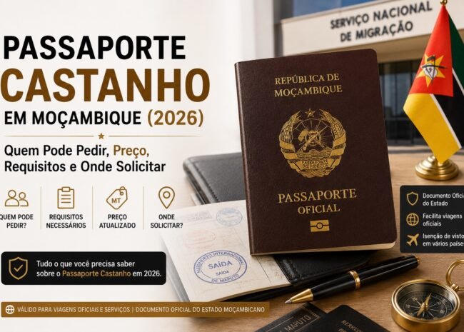 Passaporte Castanho em Moçambique (2026)
